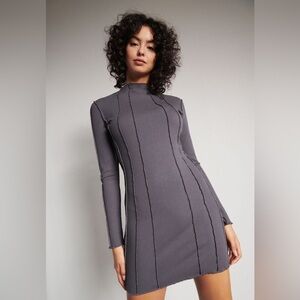 New Dynamite Gray  Sweater Dress